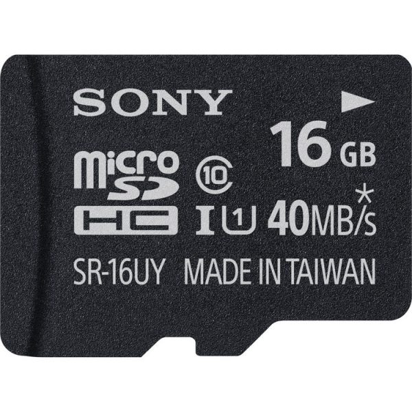 کارت حافظه Sony Micro SD SR-16UYA سرعت 40MB ظرفیت 16 گیگابایت