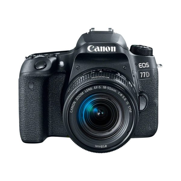 دوربین عکاسی کانن EOS 77D با لنز STM 18-55mm