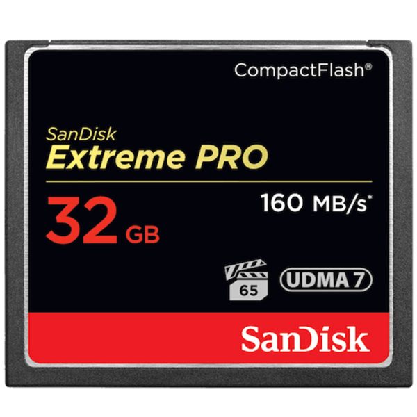 کارت حافظه CompactFlash سن ديسک Extreme Pro سرعت 160MBps ظرفيت 32 گيگابايت