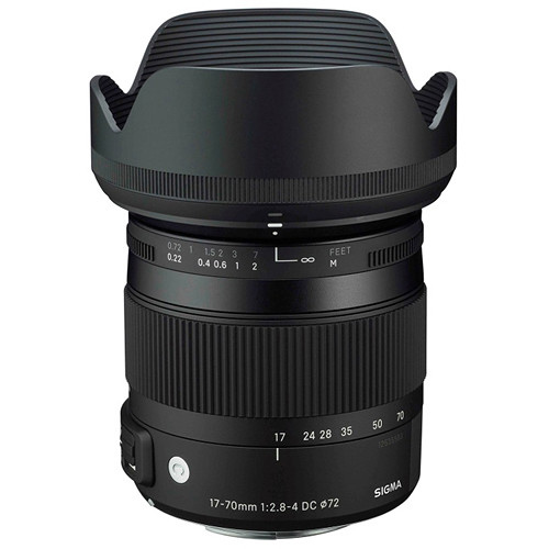 لنز دوربین عکاسی Sigma 17-70mm f2.8-4 DC Macro OS HSM مانت کانن